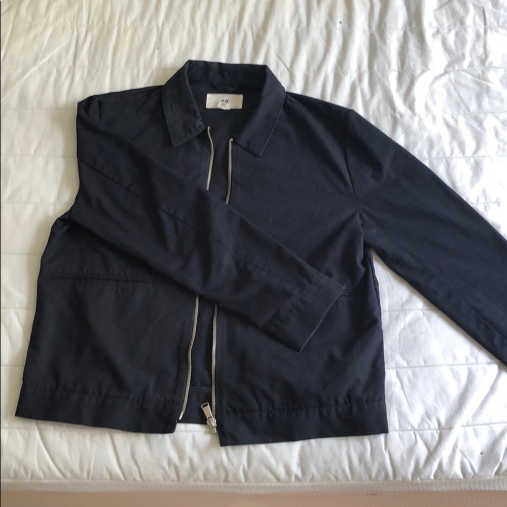 Blue canvas jacket